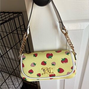 Juicy Couture Yellow Red Strawberry Shoulder Bag